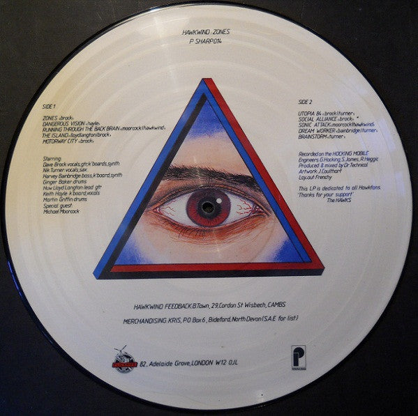 Hawkwind : Zones (LP, Album, Pic)