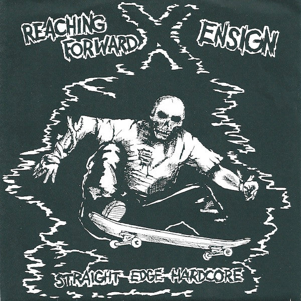 Reaching Forward / Ensign : Straight Edge Hardcore (7", EP, Ltd, Blu)