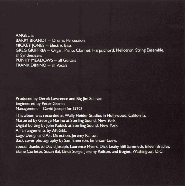 Angel (24) : Angel (CD, Album, RE)