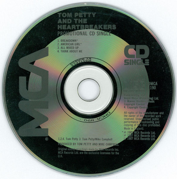 Tom Petty And The Heartbreakers : All Mixed Up (CD, Single, Promo)