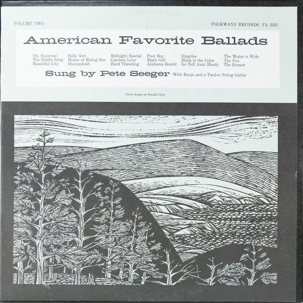 Pete Seeger : American Favorite Ballads, Volume 2 (LP, RE)