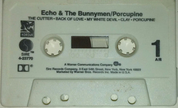 Echo & The Bunnymen : Porcupine (Cass, Album, No )