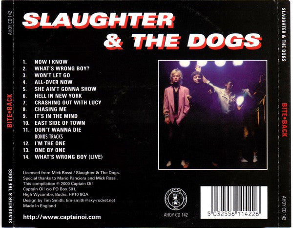 Slaughter And The Dogs : Bite Back (CD, Album, RE)