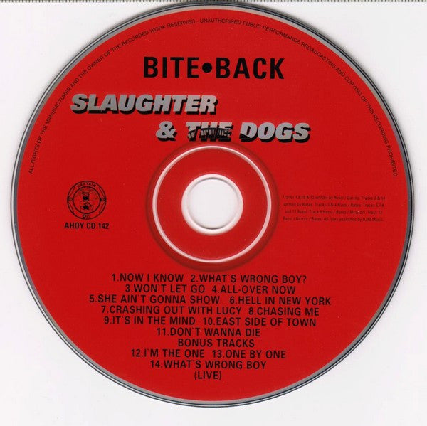 Slaughter And The Dogs : Bite Back (CD, Album, RE)