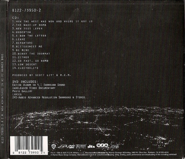 R.E.M. : New Adventures In Hi-Fi (CD, Album, RE + DVD-V, Album, RM, Multichannel, NT)