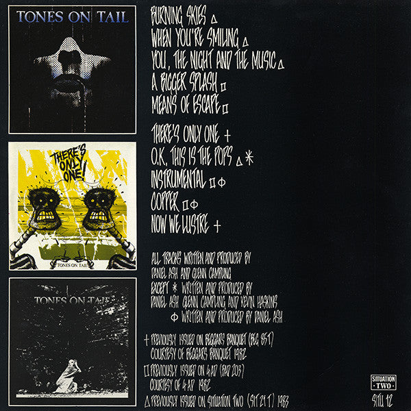 Tones On Tail : Tones On Tail (LP, Comp, Dam)
