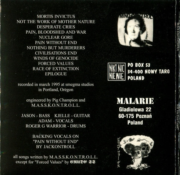 Masskontroll : Will You Ever Learn? (CD, Album, Gat)