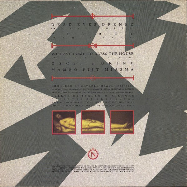 Severed Heads : Dead Eyes Opened (12", MiniAlbum)