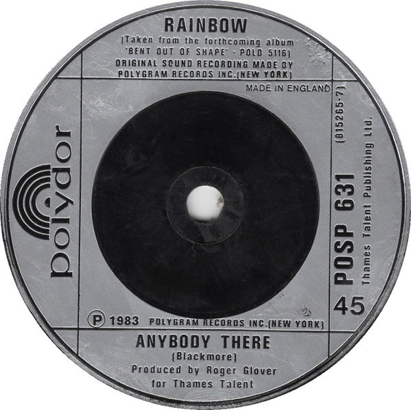 Rainbow : Street Of Dreams (7", Single)
