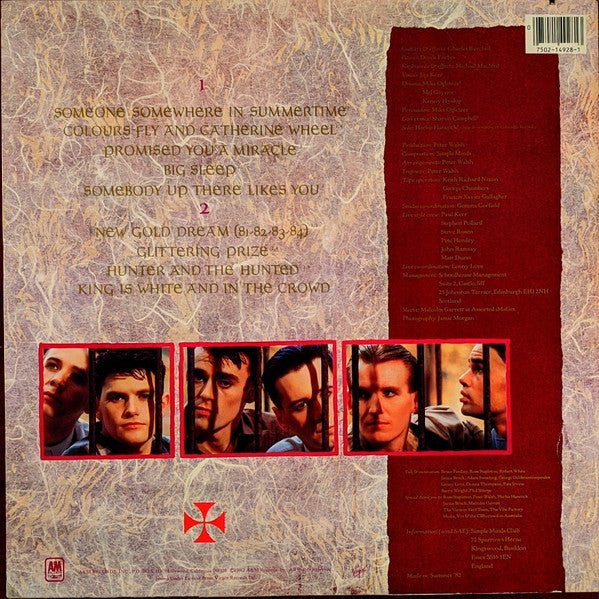 Simple Minds : New Gold Dream (81-82-83-84) (LP, Album, B)