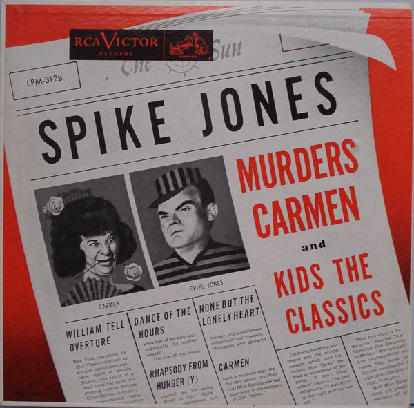 Spike Jones And His City Slickers : Spike Jones Murders Carmen And Kids The Classics (10", Mono)
