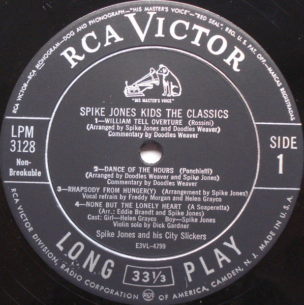 Spike Jones And His City Slickers : Spike Jones Murders Carmen And Kids The Classics (10", Mono)