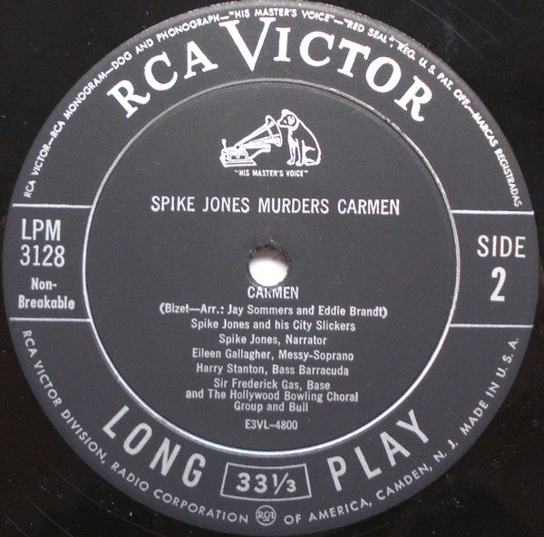 Spike Jones And His City Slickers : Spike Jones Murders Carmen And Kids The Classics (10", Mono)