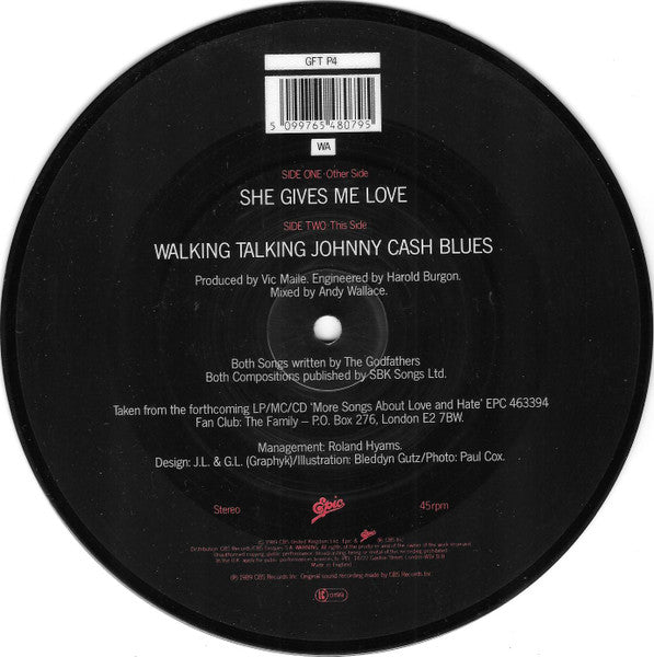 The Godfathers : She Gives Me Love (7", Pic)