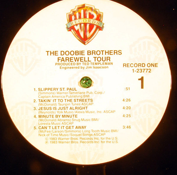 The Doobie Brothers : Farewell Tour (2xLP, Album, Jac)