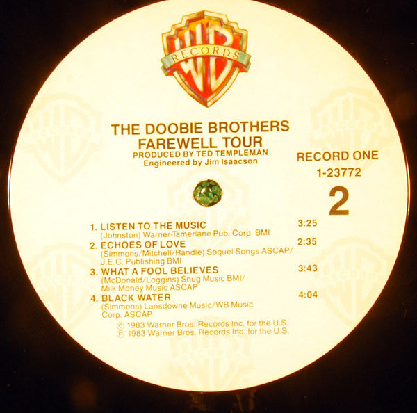 The Doobie Brothers : Farewell Tour (2xLP, Album, Jac)