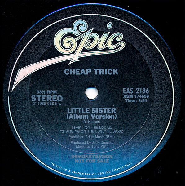 Cheap Trick : Little Sister (12", Single, Promo)