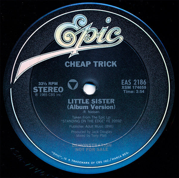 Cheap Trick : Little Sister (12", Single, Promo)