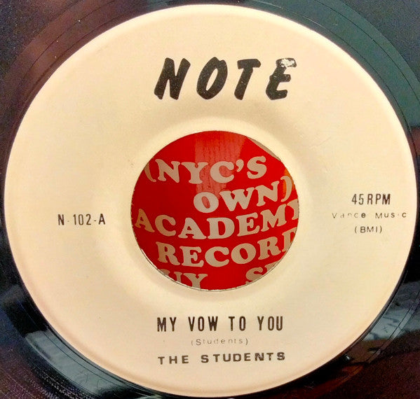 The Students : My Vow To You / That's How I Feel (7", Single)
