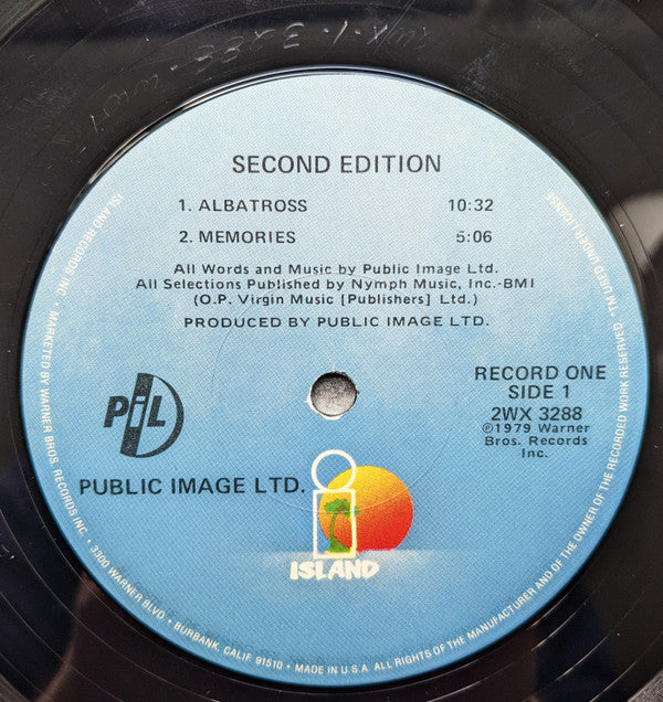 Public Image Limited : Second Edition (2xLP, Album, Gat)