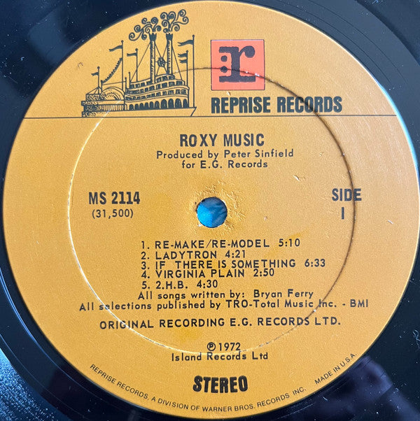 Roxy Music : Roxy Music (LP, Album, Gat)