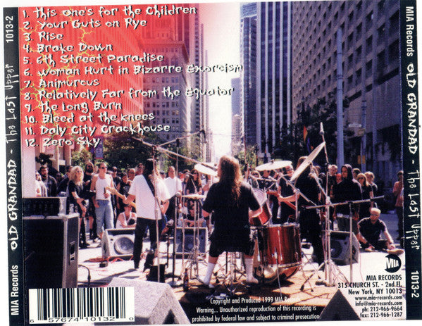 Old Grandad : The Last Upper (CD, Album)