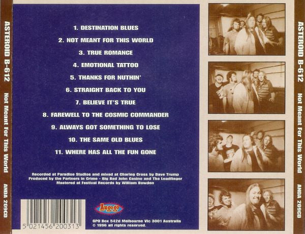 Asteroid B-612 : Not Meant For This World! (CD, Album)