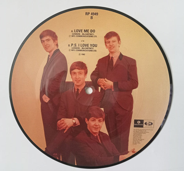 The Beatles : Love Me Do c/w P.S. I Love You (7", Single, Ltd, Pic, RE)