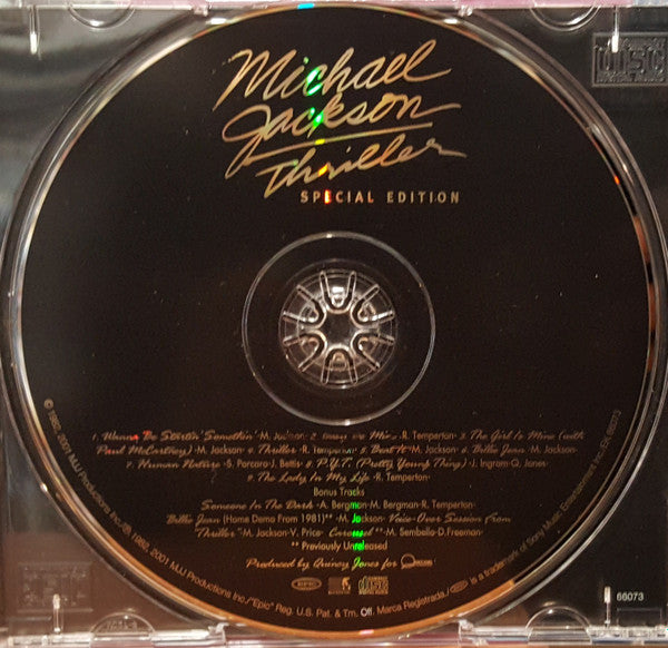 Michael Jackson : Thriller (CD, Album, RE, RM, S/Edition, Gol)