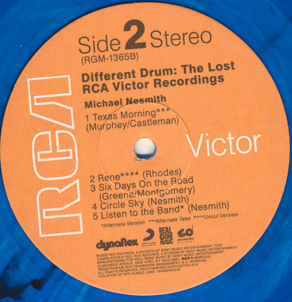 Michael Nesmith : Different Drum: The Lost RCA Victor Recordings (2xLP, Blu)