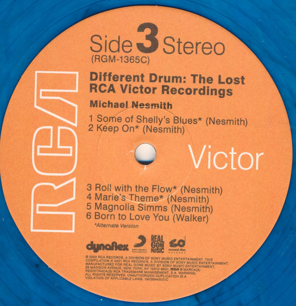 Michael Nesmith : Different Drum: The Lost RCA Victor Recordings (2xLP, Blu)