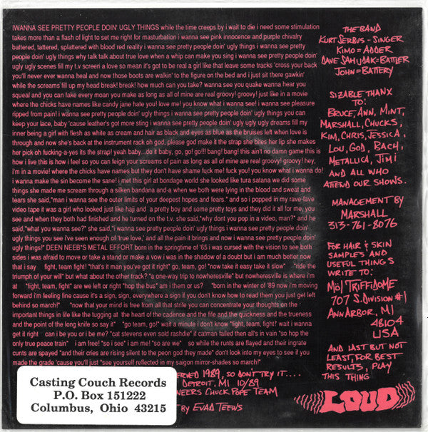 Möl Triffid : I Wanna See Pretty People Doing Ugly Things (7", Single, Bro)