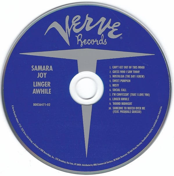 Samara Joy : Linger Awhile (CD, Album)