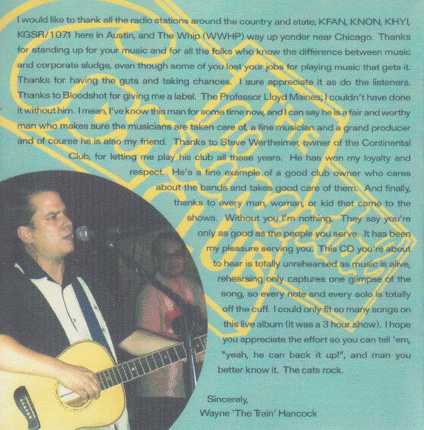 Wayne Hancock : Swing Time (CD, Album)