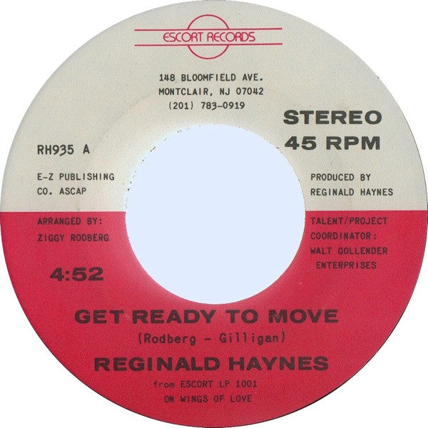 Reginald Haynes : Get Ready To Move / I'll Be Sweeter Than Yesterday (7")