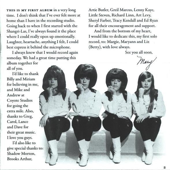 Mary Weiss With Reigning Sound : Dangerous Game (CD, Album)