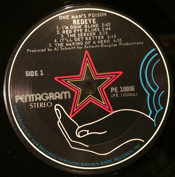 Redeye (5) : One Man's Poison (LP, Album, Ter)