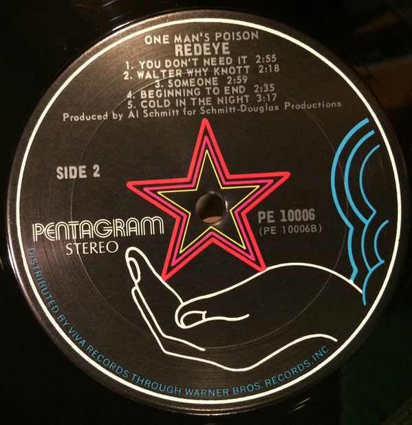 Redeye (5) : One Man's Poison (LP, Album, Ter)