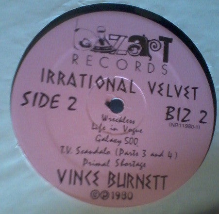 Vince Burnett : Irrational Velvet (LP, Album)