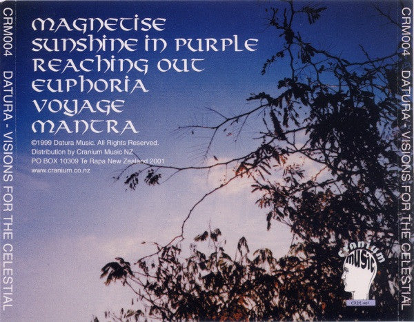 Datura (7) : Visions For The Celestial (CD, Album)