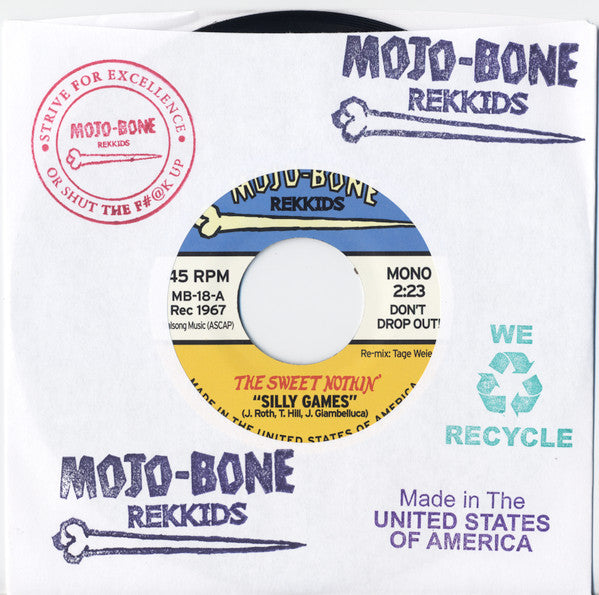 The Sweet Nothin' : Silly Games (7", Single, Ltd)