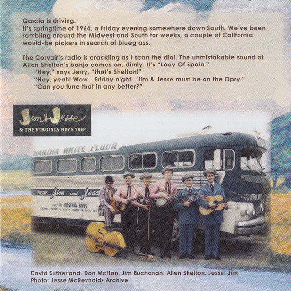 Jesse McReynolds & Friends With David Nelson & Stu Allen : Songs Of The Grateful Dead (CD, Album)