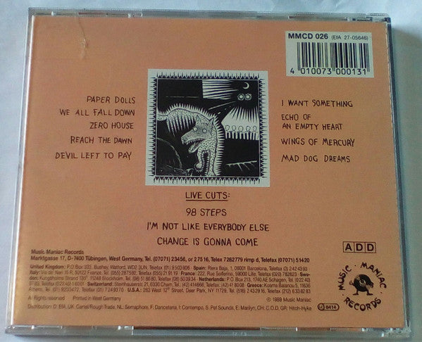 Droogs : Mad Dog Dreams (CD, Album)