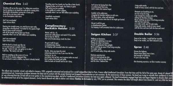 Atomic 61 : Tinnitus In Extremis (CD, Album)