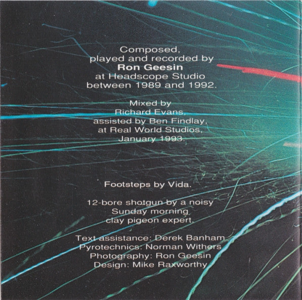 Ron Geesin : Bluefuse (CD, Album)