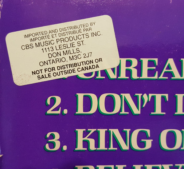 The Godfathers : Unreal World (LP, Album, Promo)