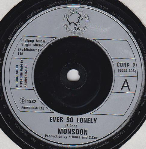 Monsoon : Ever So Lonely (7", Single)