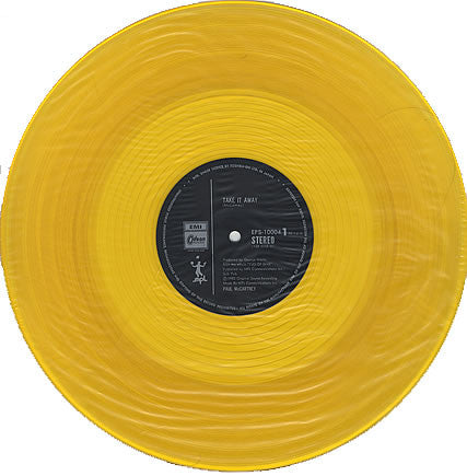 Paul McCartney : Take It Away (12", Single, Yel)