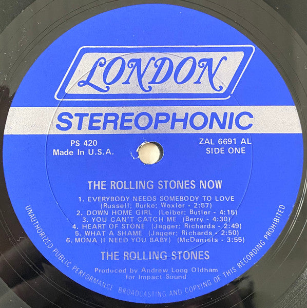 The Rolling Stones : The Rolling Stones, Now! (LP, Album, RE, RP, AL )