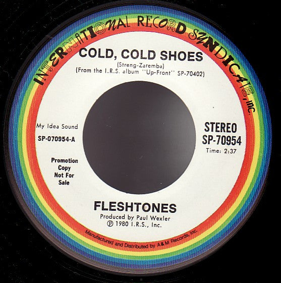 The Fleshtones : Cold, Cold Shoes / The Girl From Baltimore (7", Single, Promo)
